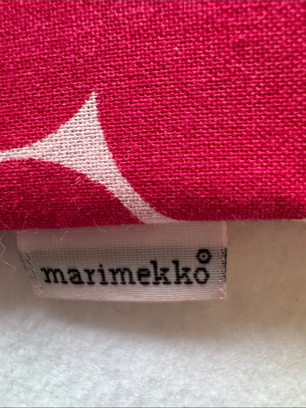 Marimekko Unikko Zip Pouch Cosmetic Bag 8”x6”